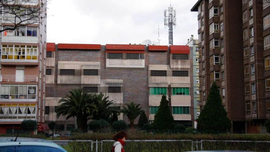 El edificio de Telefónica en Pumarín.