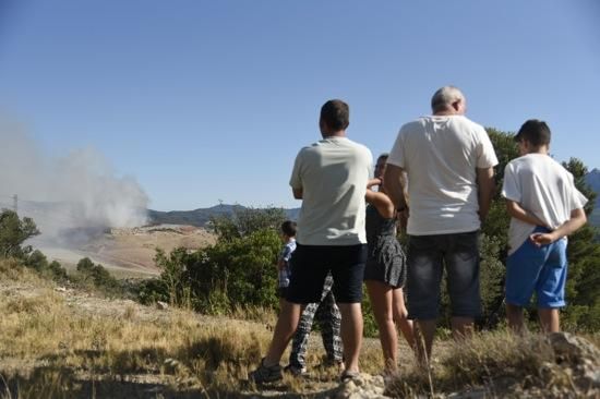 Incendi a l''Abocador de Manresa