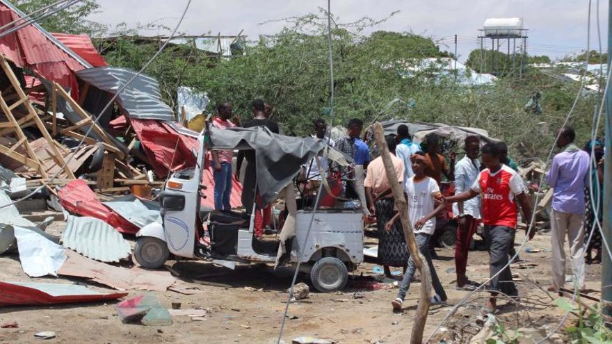 Atentado contra una base de EEUU y un convoy militar de la Unión Europea en Somalia