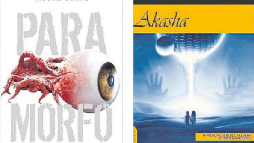 Portadas de ‘Paramorfo’ y Akasha.