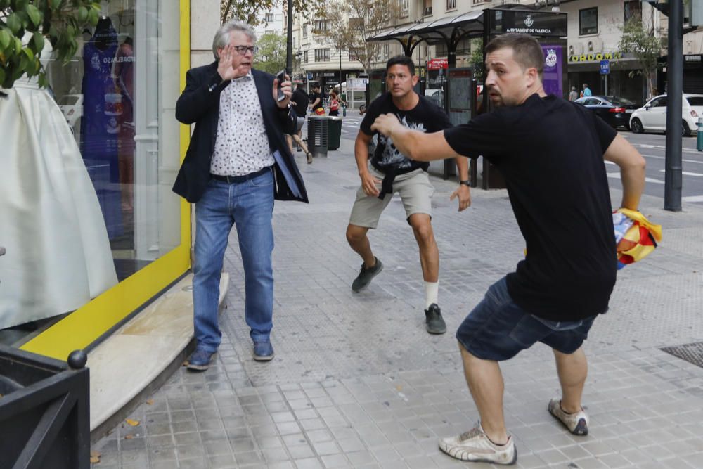 Una protesta ultra a València