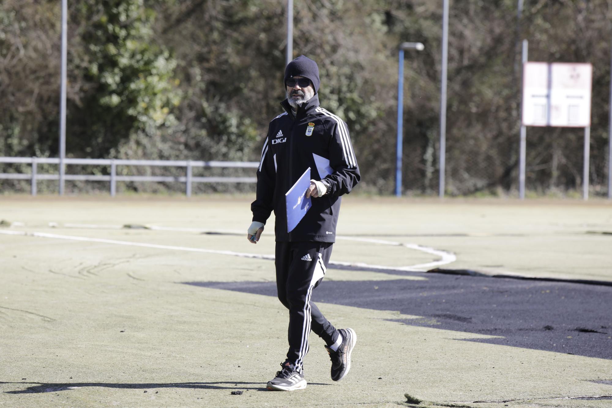 EN IMÁGENES: el entrenamiento del Oviedo