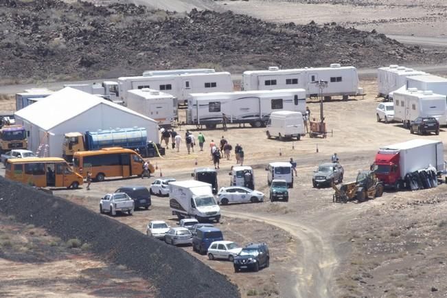 FUERTEVENTURA - BRAD PÌTT RODANDO UNA ESCENA DE LA PELICULA �?Allied�? - 24-05-16 - FOTO: GABRIEL FUSELLI