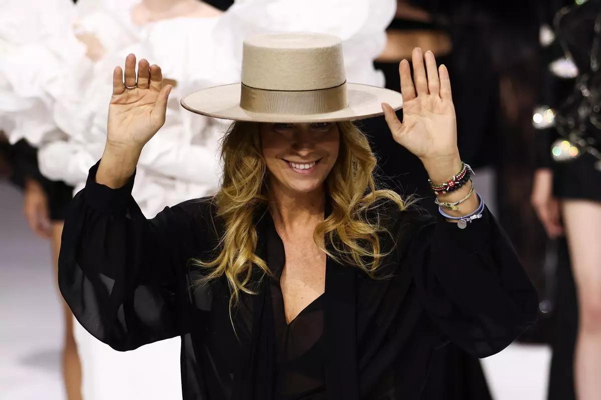 Juana Martín, en la Alta Costura de París.