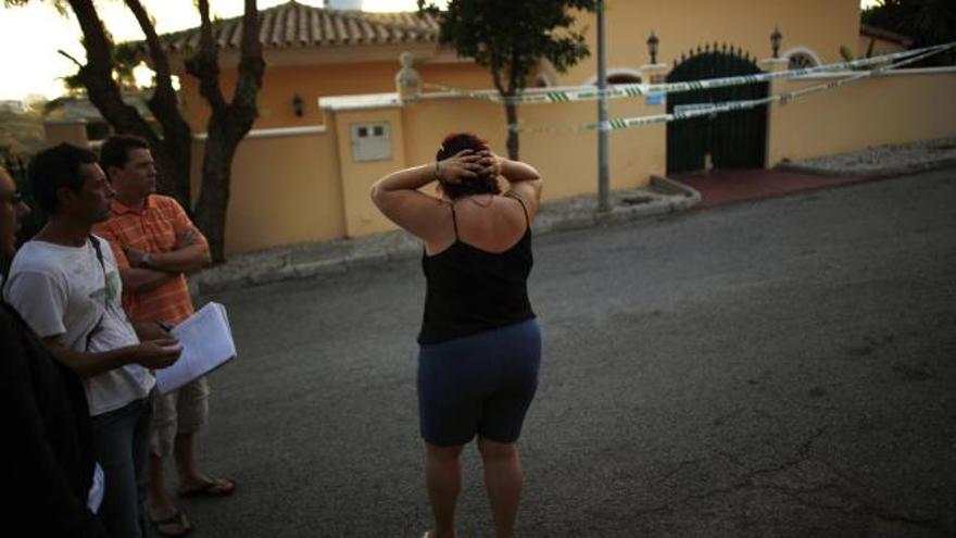 Carmen, una amiga de la familia británica, tras conocer la triste noticia.