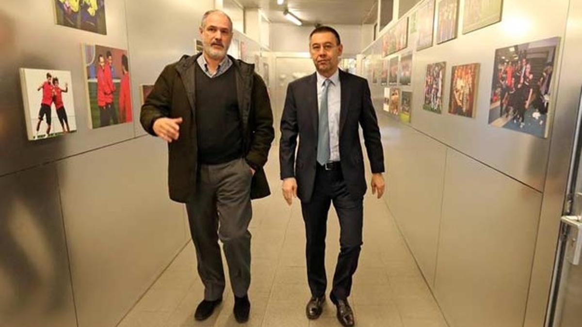 Zubizarreta con Bartomeu