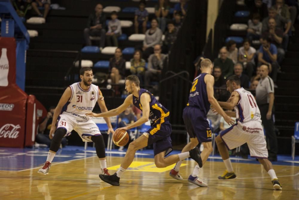 Partido del Unión Financiera Oviedo Baloncesto contra Clavijo Logroño