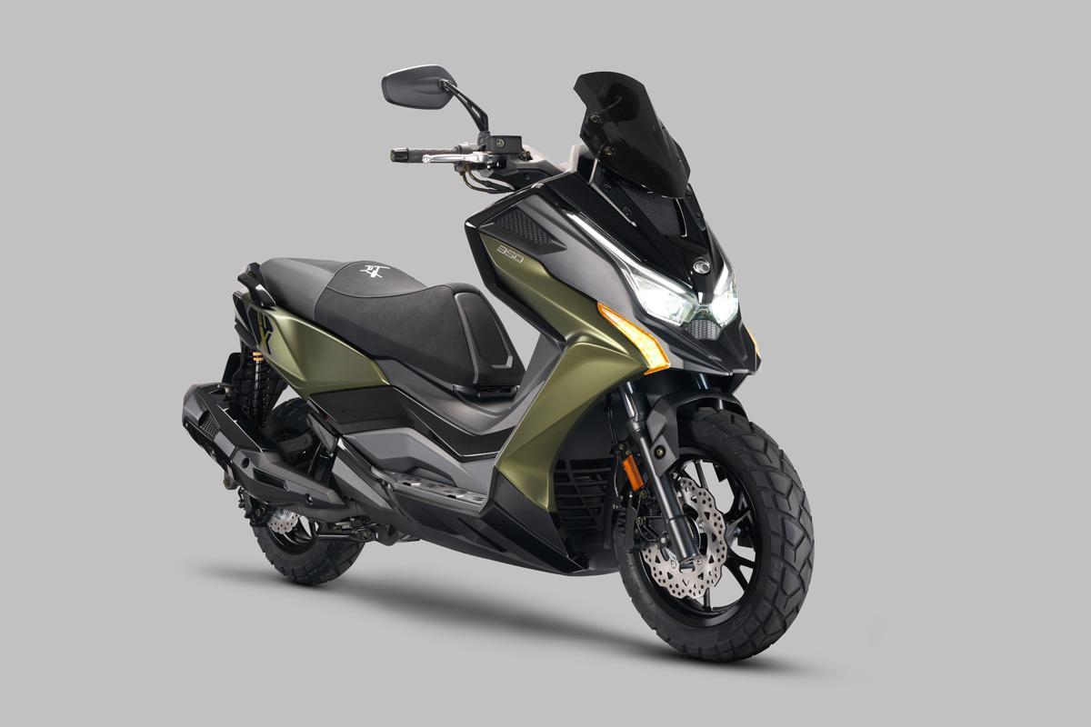 Kymco DTX 350 2025: crossover urbano con alma aventurera
