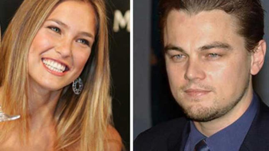 Bar Refaeli y Leonardo DiCaprio.