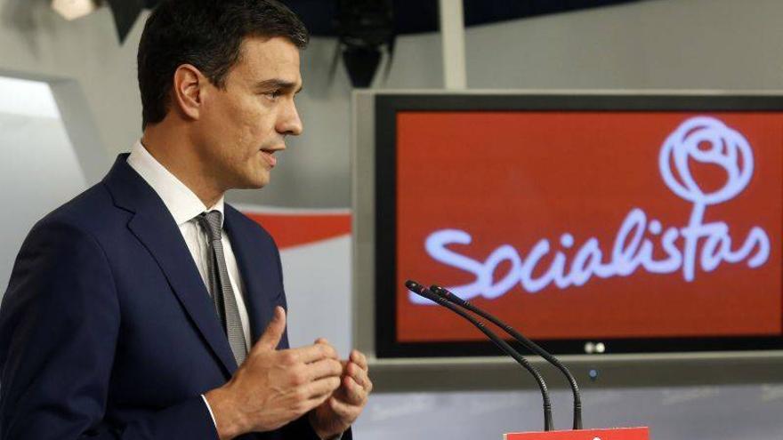 Pedro Sánchez apoya al PSOE aragonés en el &#039;caso Plaza&#039;