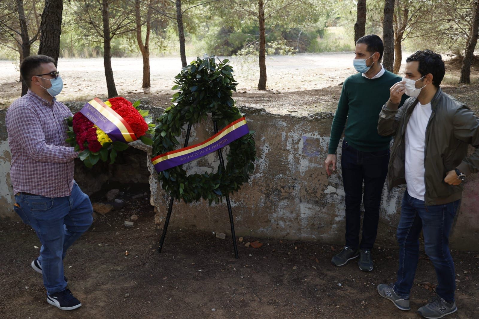 Homenaje socialista en el Paredón de España