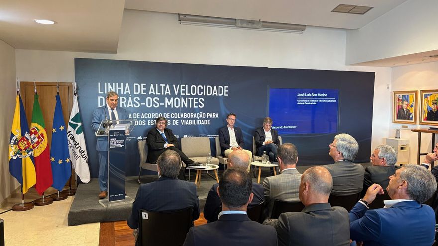 Braganza acoge la firma del protocolo para impulsar en AVE Oporto-Braganza