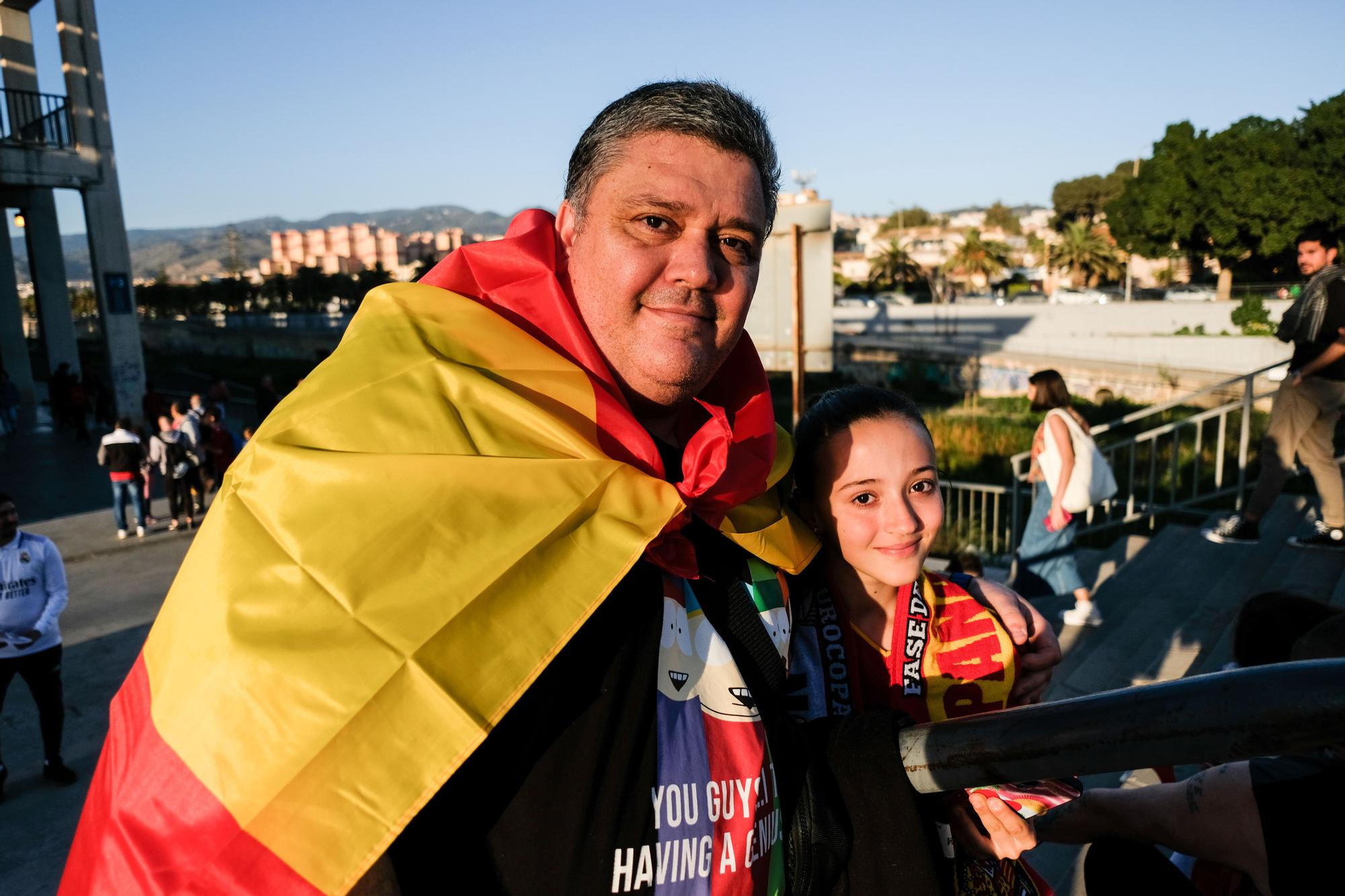 La Roja juega en Málaga contra Noruega, en imágenes