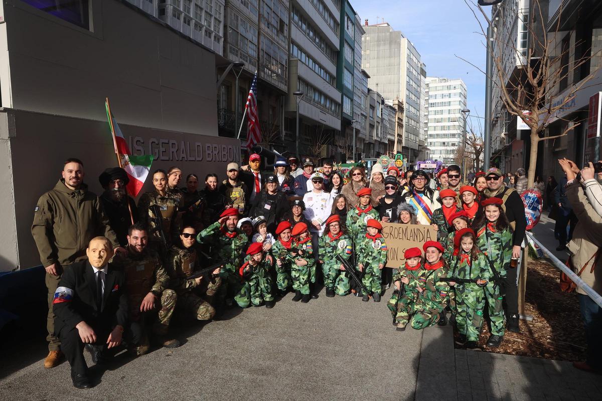 Imágenes del sábado de Carnaval en A Coruña