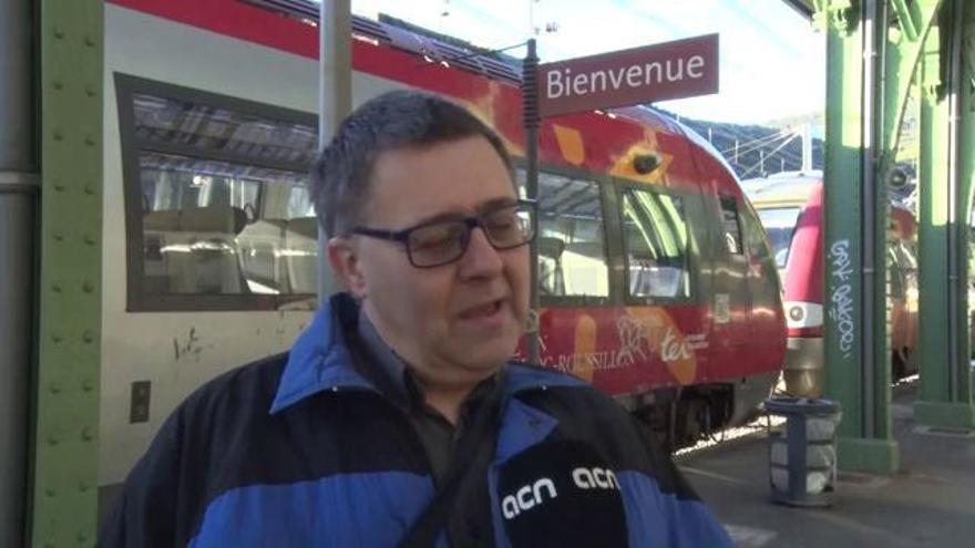 Marxa de Cervera a Portbou per denunciar el "vergonyós" servei de Renfe i SNCF