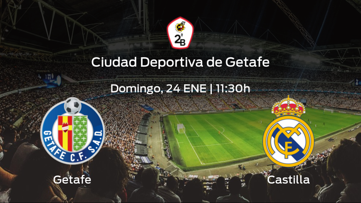 Jornada 11 de la Segunda División B: previa del encuentro Getafe B - RM Castilla