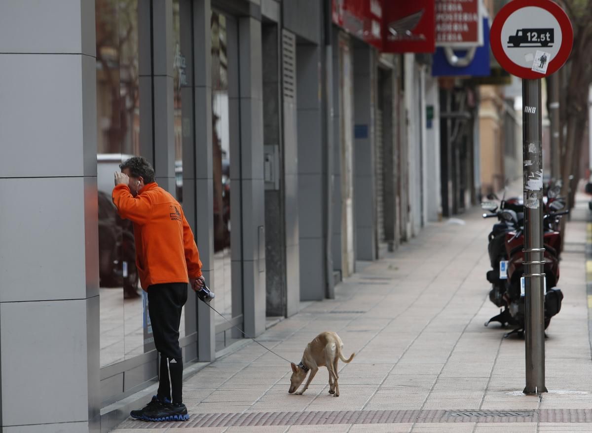 Los efectos de la alerta sanitaria por el coronavirus en Zaragoza