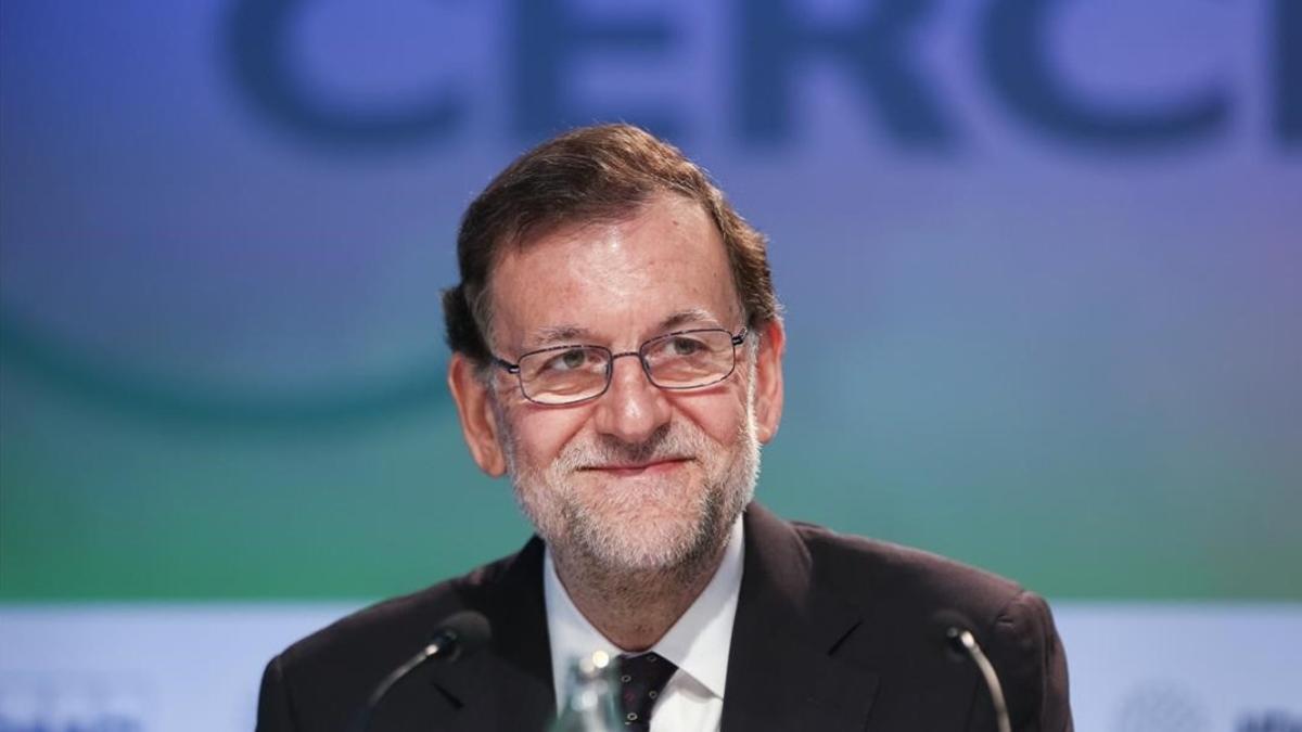 Mariano Rajoy, el pasado sábado en las jornadas del Cercle d'Economia, en Sitges.