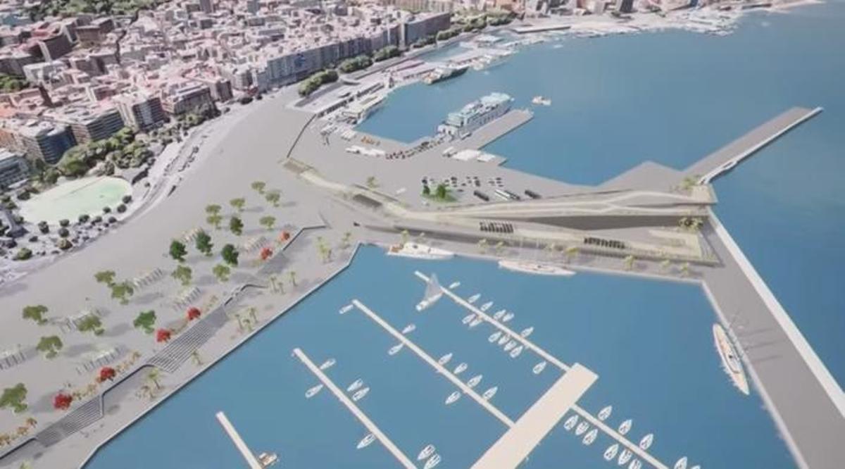 Infografía del Muelle de Enlace.