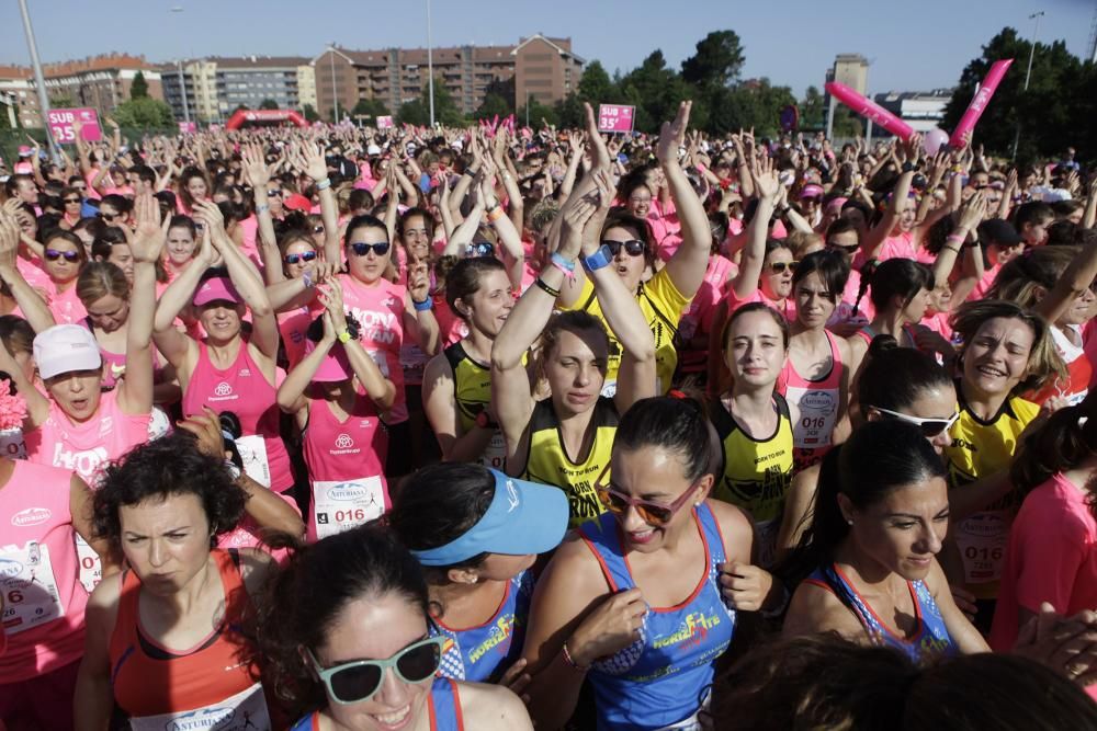 Carrera de la mujer en la zona este de Gijón.