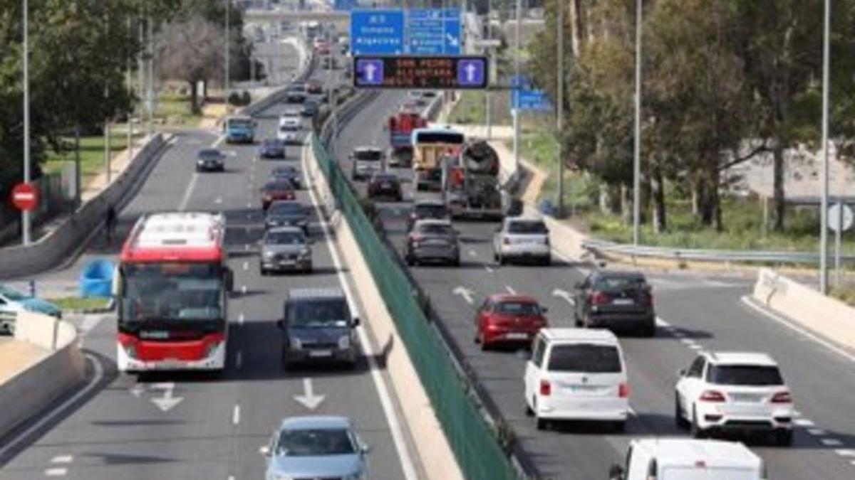 Autovía A-7 entre Marbella y San Pedro
