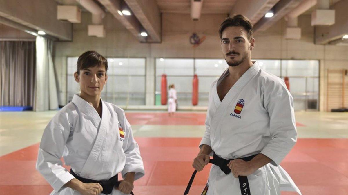 Los karatecas españoles, Sandra Sánchez y Damián Quinteros