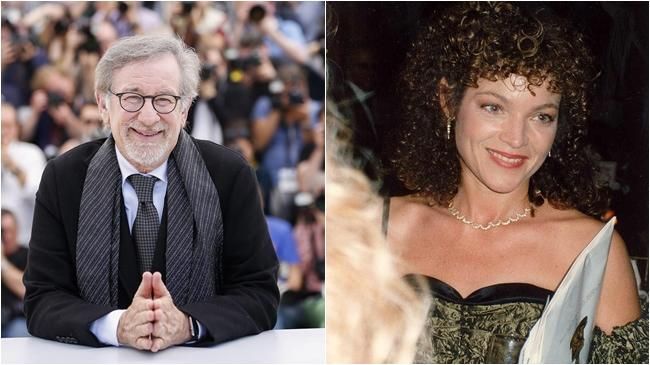 Steven Spielberg y Amy Irving.
