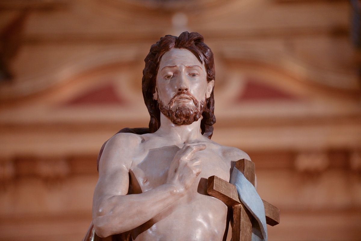 Domingo de Resurrección en la iglesia de San Julián, sede de la Agrupación de Cofradías