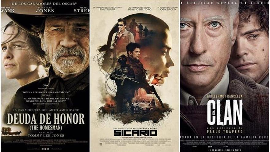 &#039;Deuda de Honor&#039;, &#039;Sicario&#039; y &#039;El Clan&#039;.