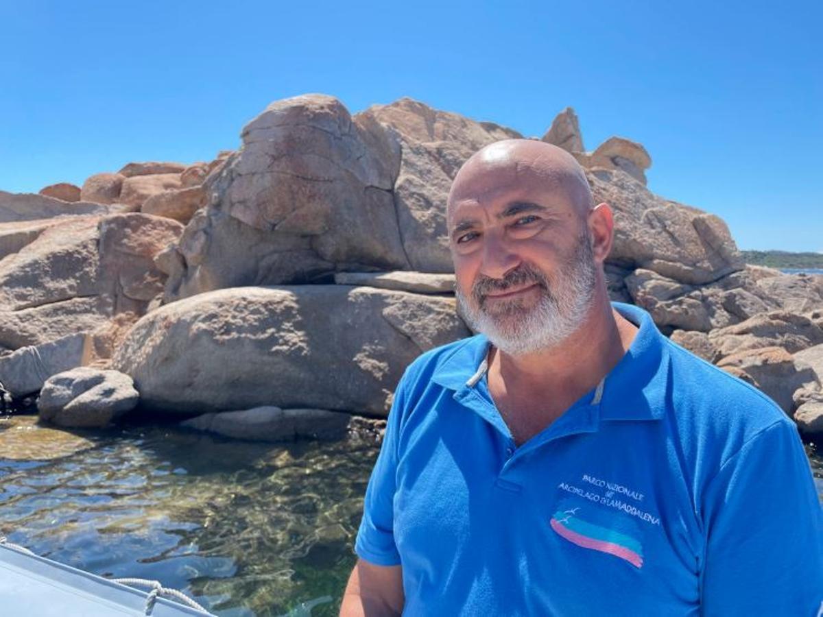 Giulio Plastina, Leiter des Naturschutzgebiets La Maddalena (Italien)