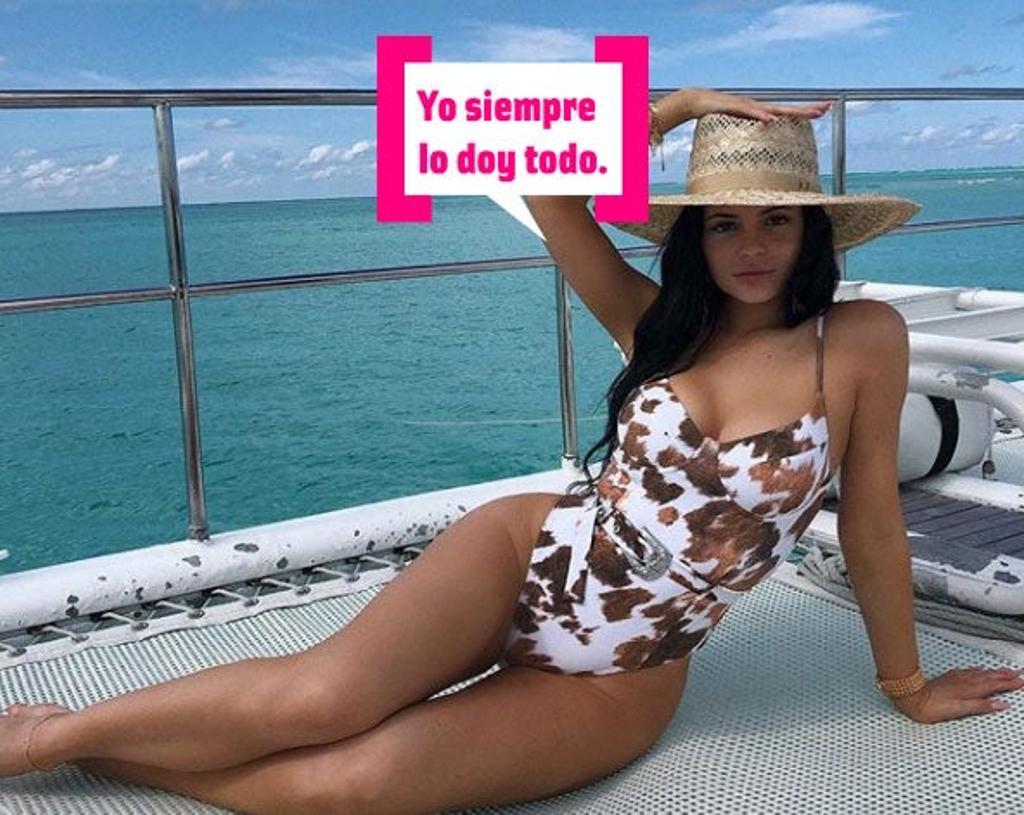 Kylie Jenner posado en bikini