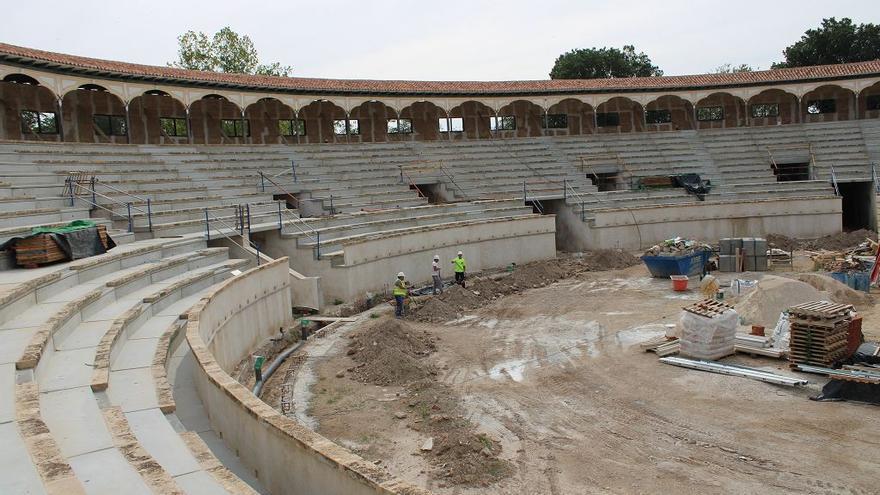 Las obras de rehabilitación de la Plaza de Toros de Lorca concluirán antes de finales de año