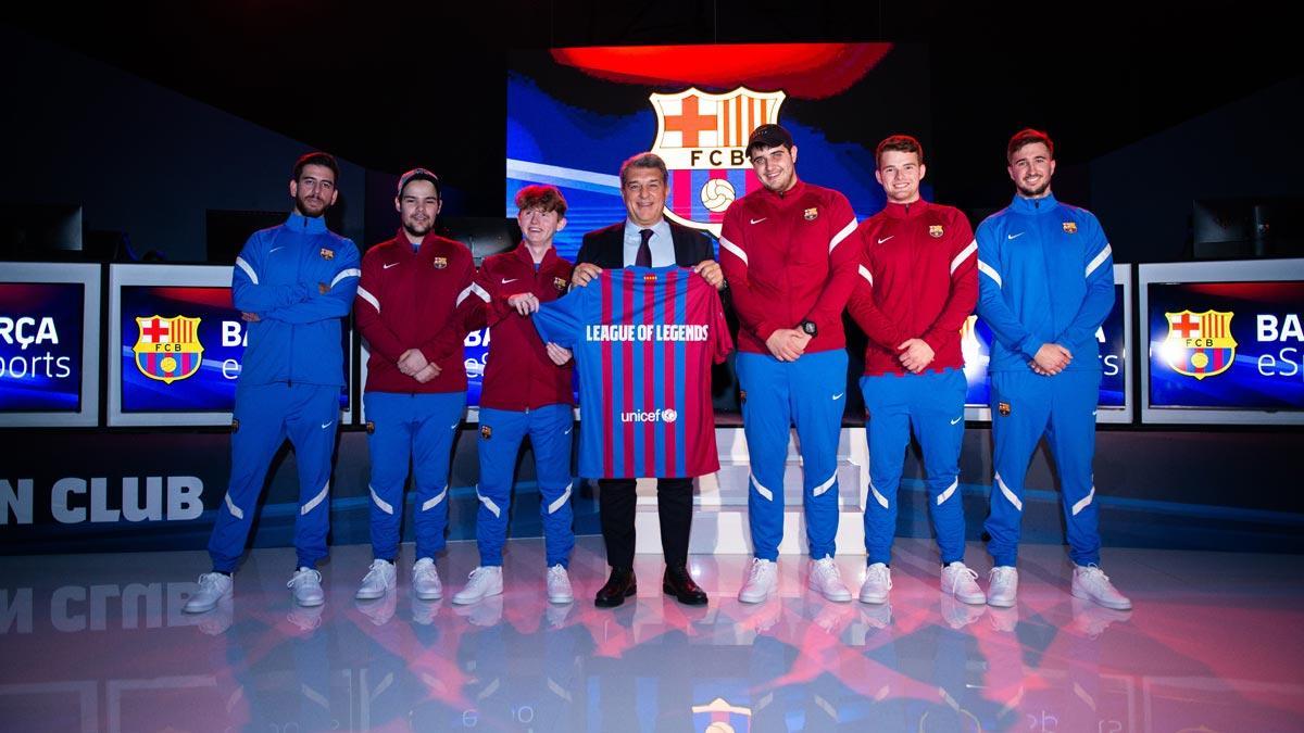 El Barça presenta a su equipo de League of Legends