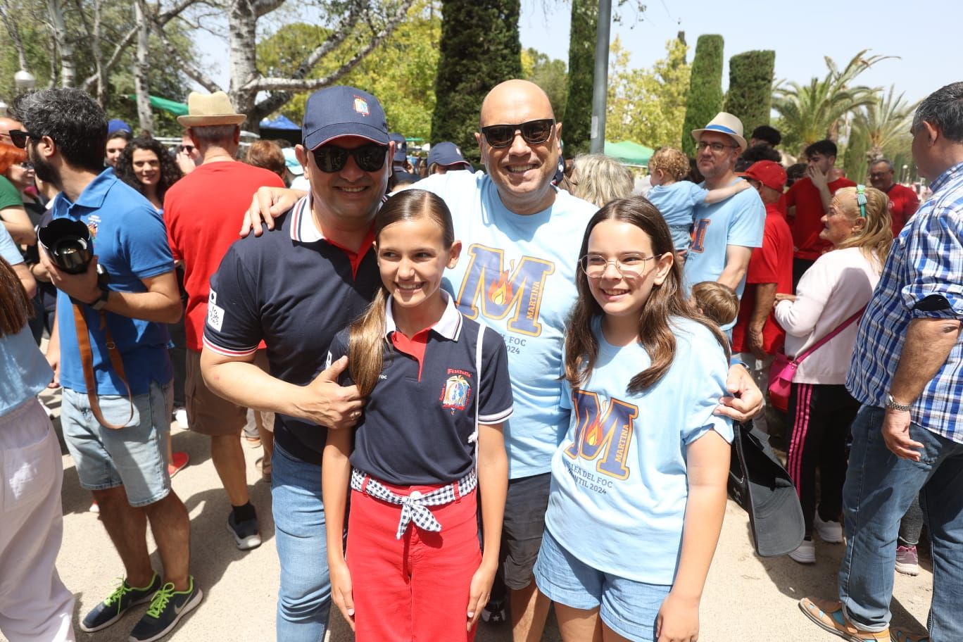 Las Paellas de Hogueras celebradas en el parque Lo Morant