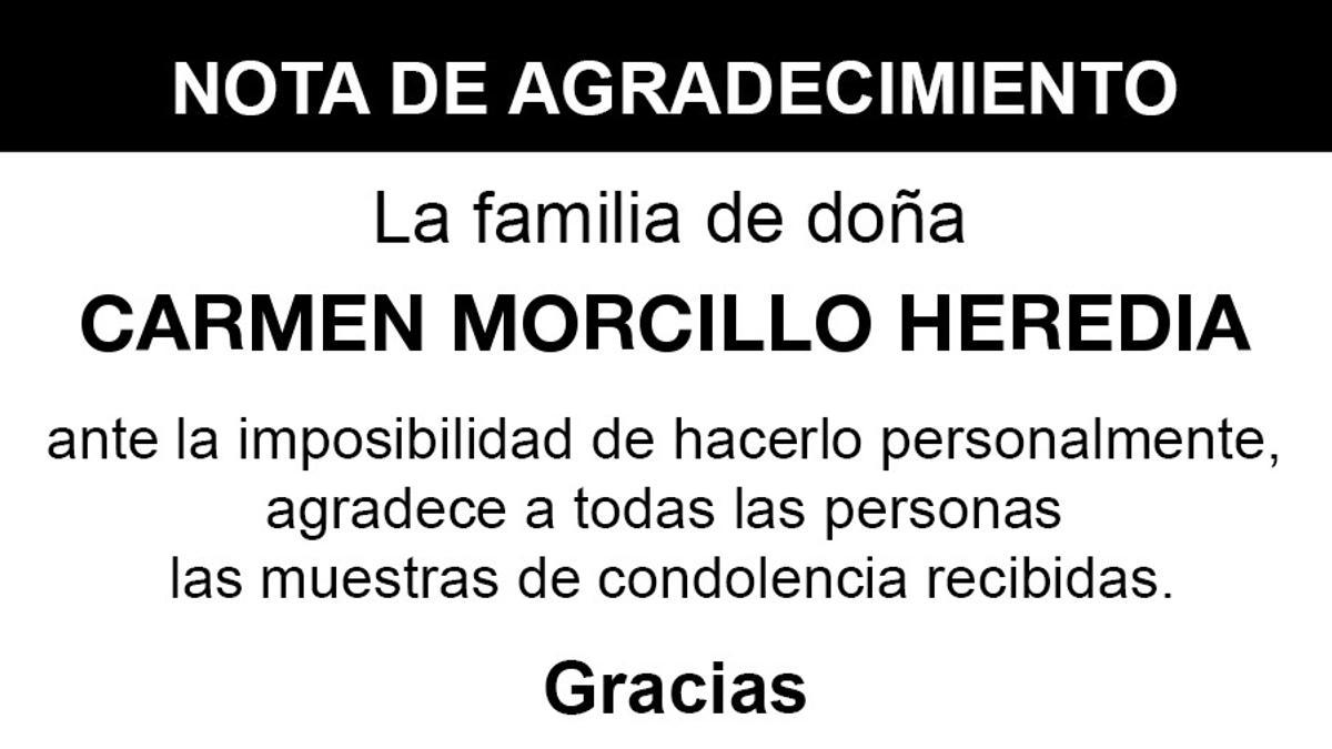 Nota Carmen Morcillo Heredia
