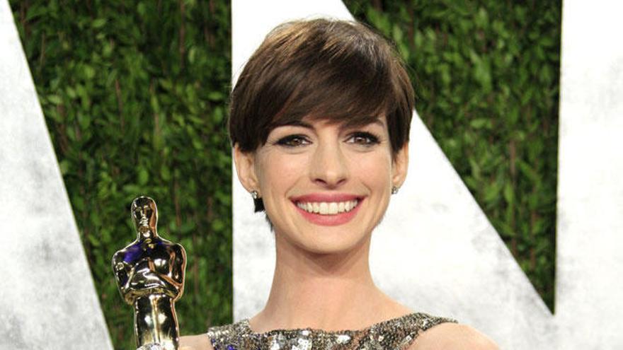 La actriz Anne Hathaway.