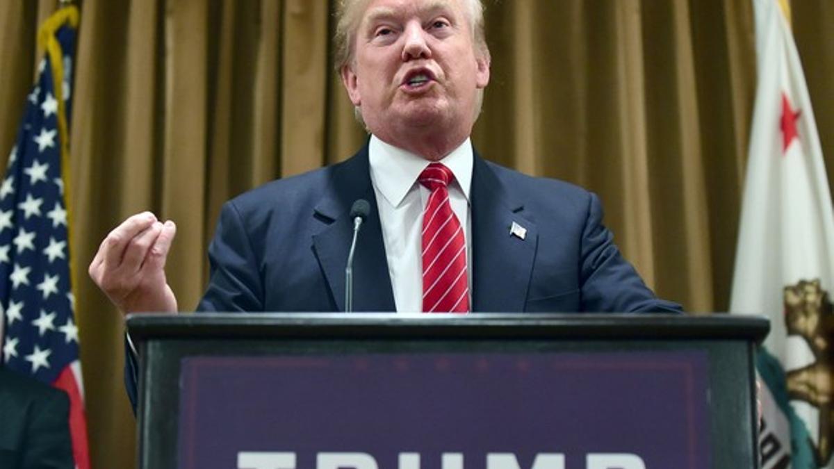Imagen de archivo del candidato a las primarias republicanas para las elecciones presidenciales del 2016 Donald Trump.