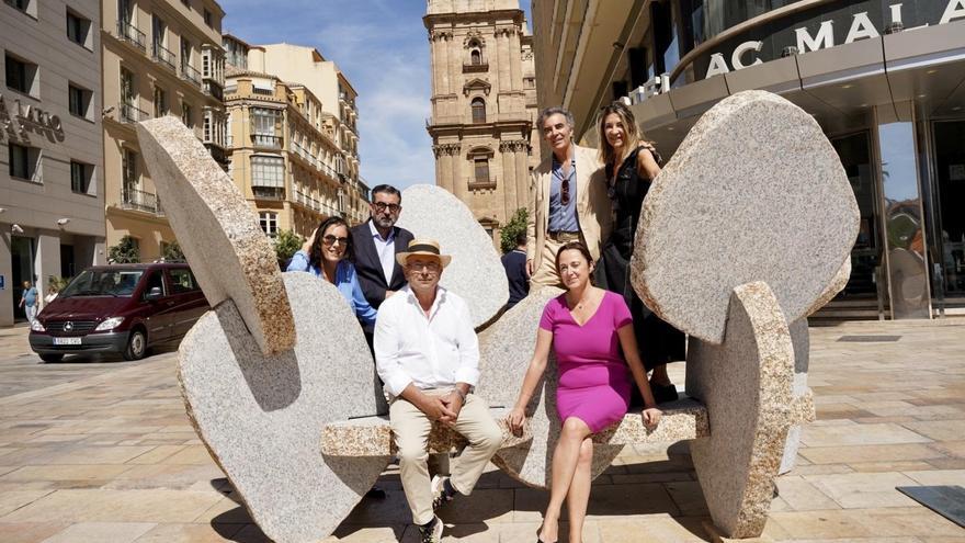 Llegan a Málaga las esculturas al aire libre de Manolo Paz