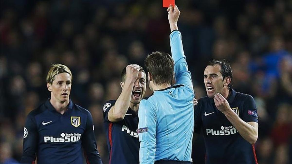 Así vio Fernando Torres la tarjeta roja