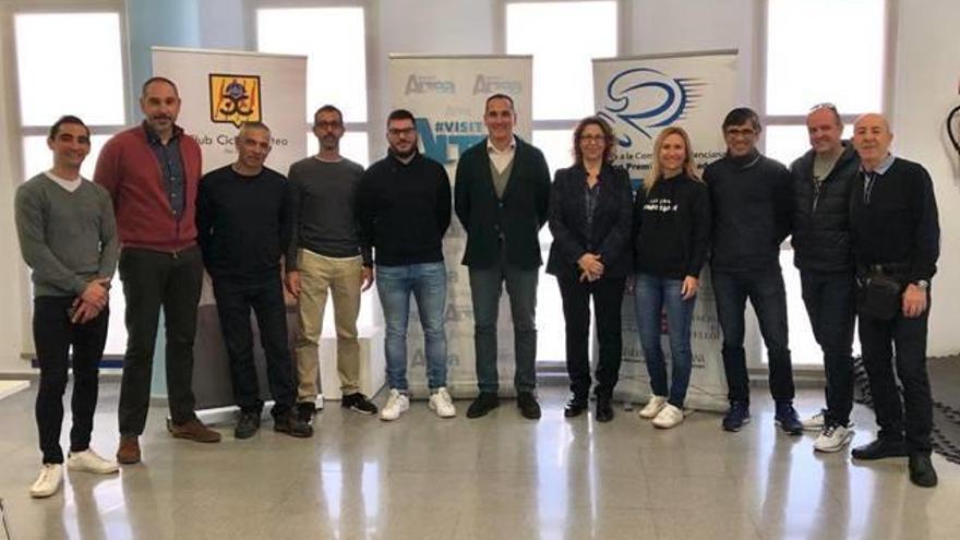 Ángel Casero, director de la Vuelta, ayer, en la presentación de la etapa en el Ayuntamiento de Altea.