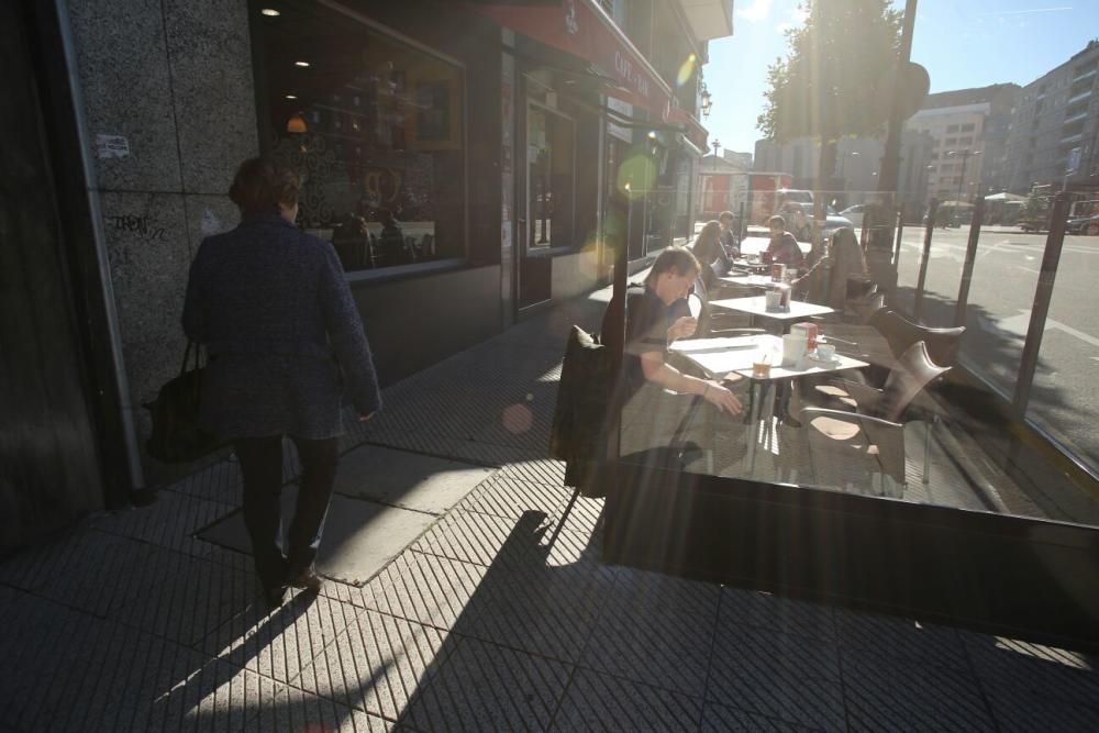 El sol apacigua el temporal en Asturias