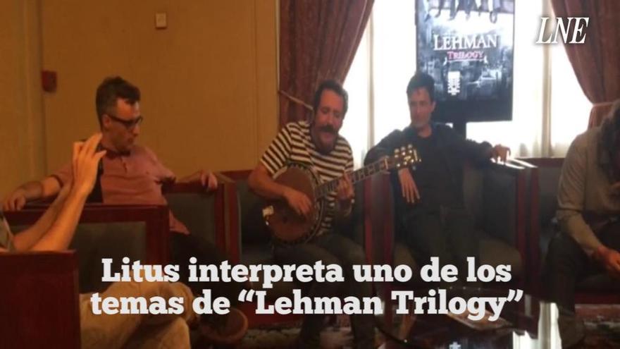 Litus interpreta uno de los temas de 'Lehman Trilogy'