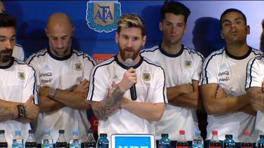 Messi anuncia el boicot contra los periodistas argentinos