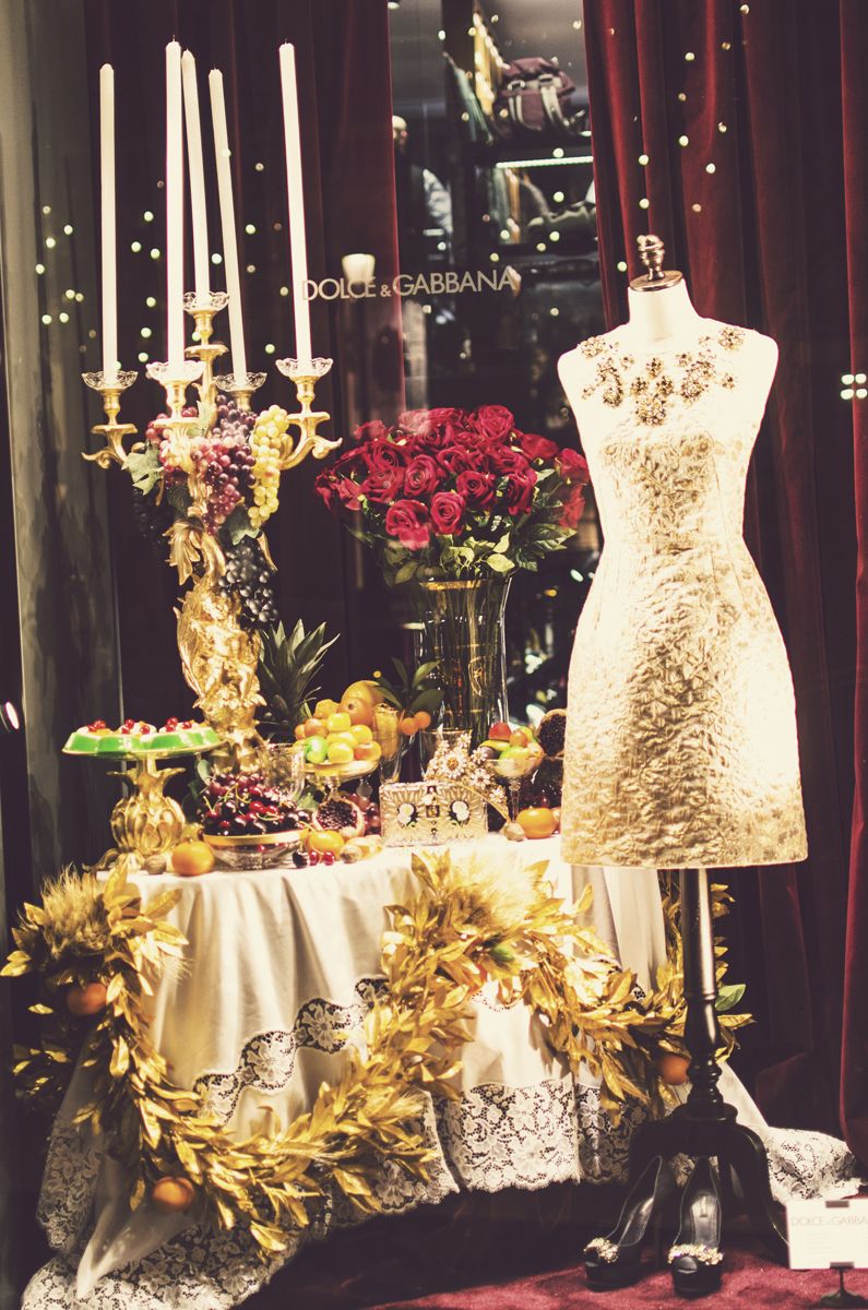 Navidad 2015: escaparate de Dolce &amp; Gabbana