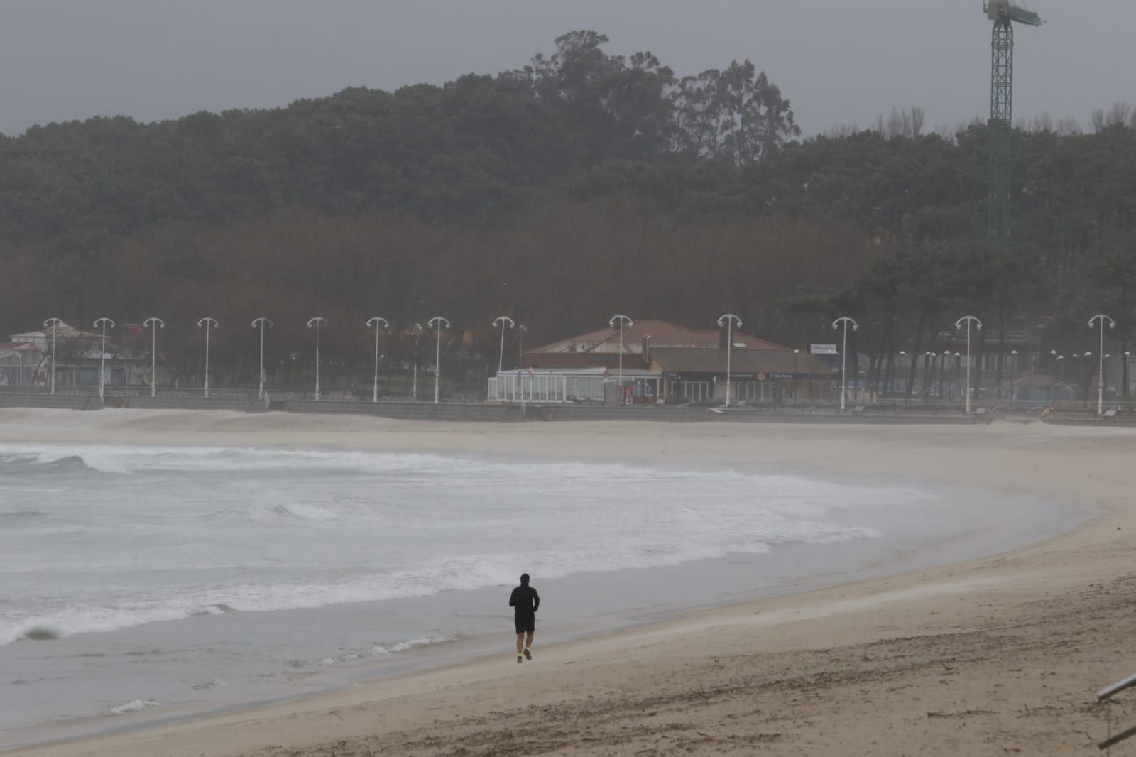 Gaetan azota Vigo con rachas de viento de más de 100 km/h