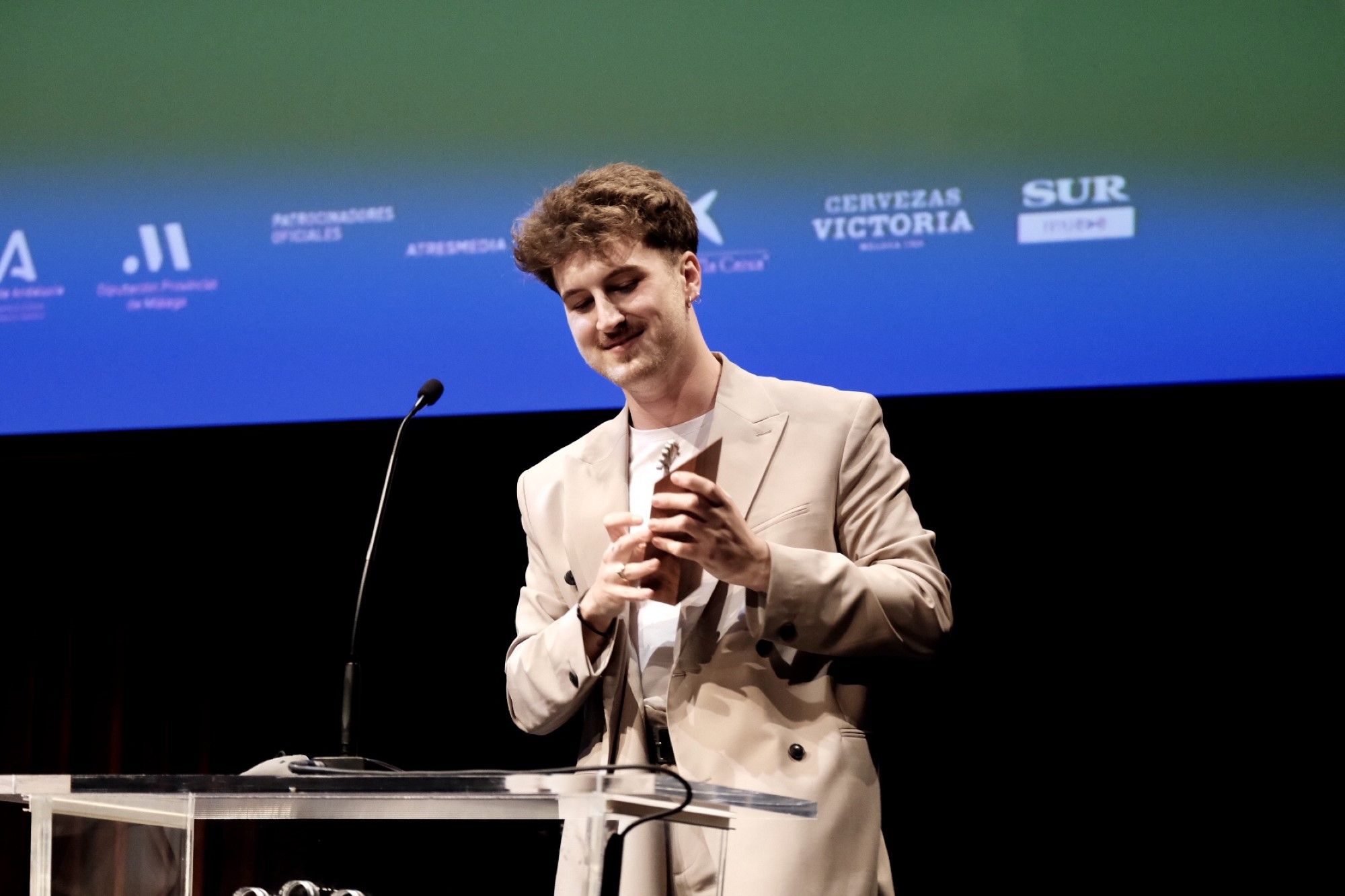 Entrega de premios a los cortometrajes del Festival de Málaga