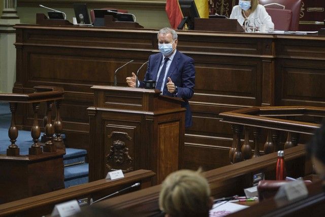 Pleno en el Parlamento de Canarias, 27/10/2021