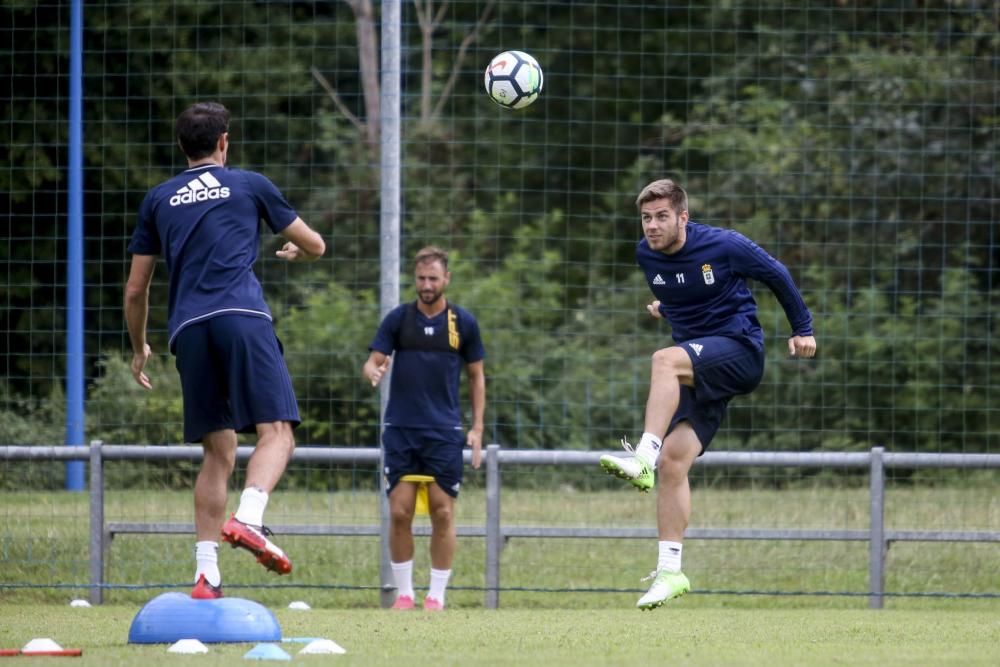 Entrenamiento del Real Oviedo, viernes