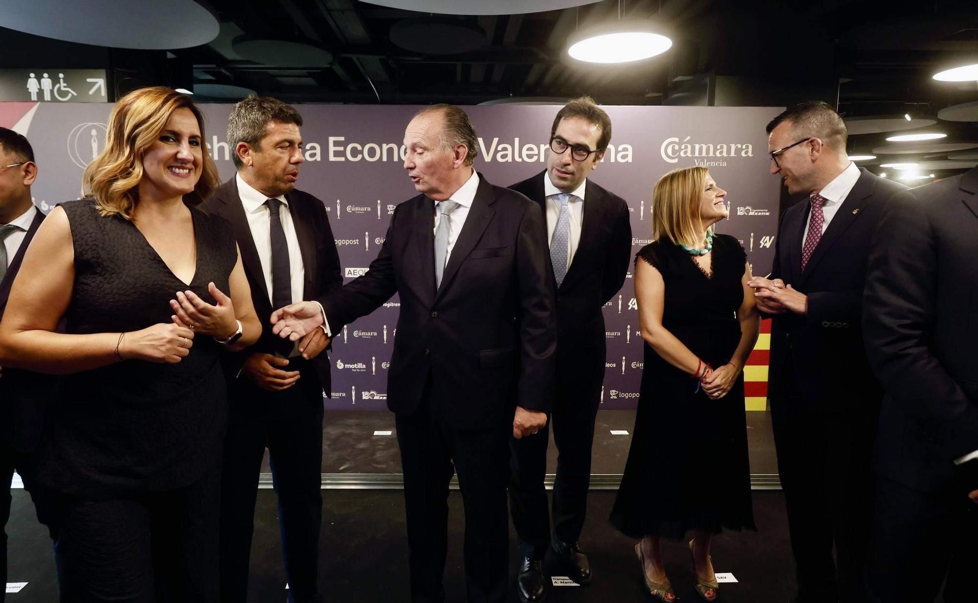 La 'Noche de la Economía Valenciana' de la Cámara Valencia, en imágenes