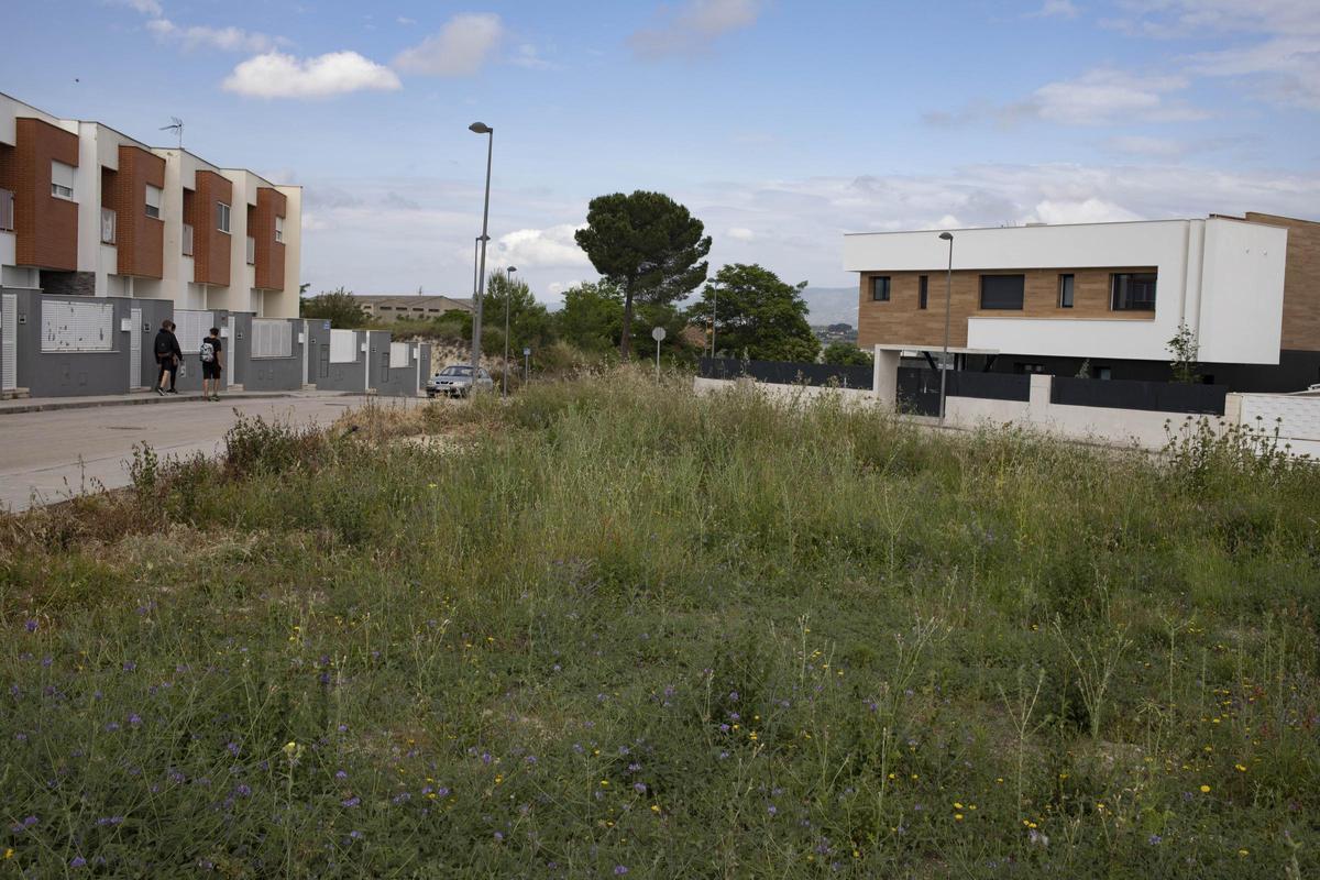Urbanización La Torre de Albaida, donde se construye el centro de día de alzheimer.